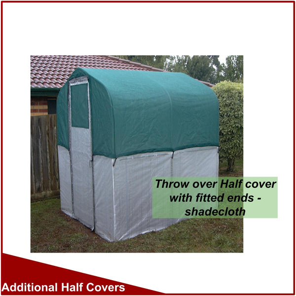 Shade Cloth Half Covers for 3600mm (12') Wide Greenhouses Adloheat