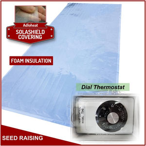 Electric Foil Panel with Foam Insulation and Solashield Covering - Dial Thermostat