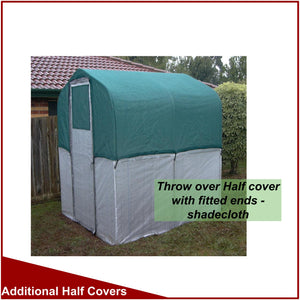 Shade Cloth Half Covers for 3600mm (12') Wide Greenhouses