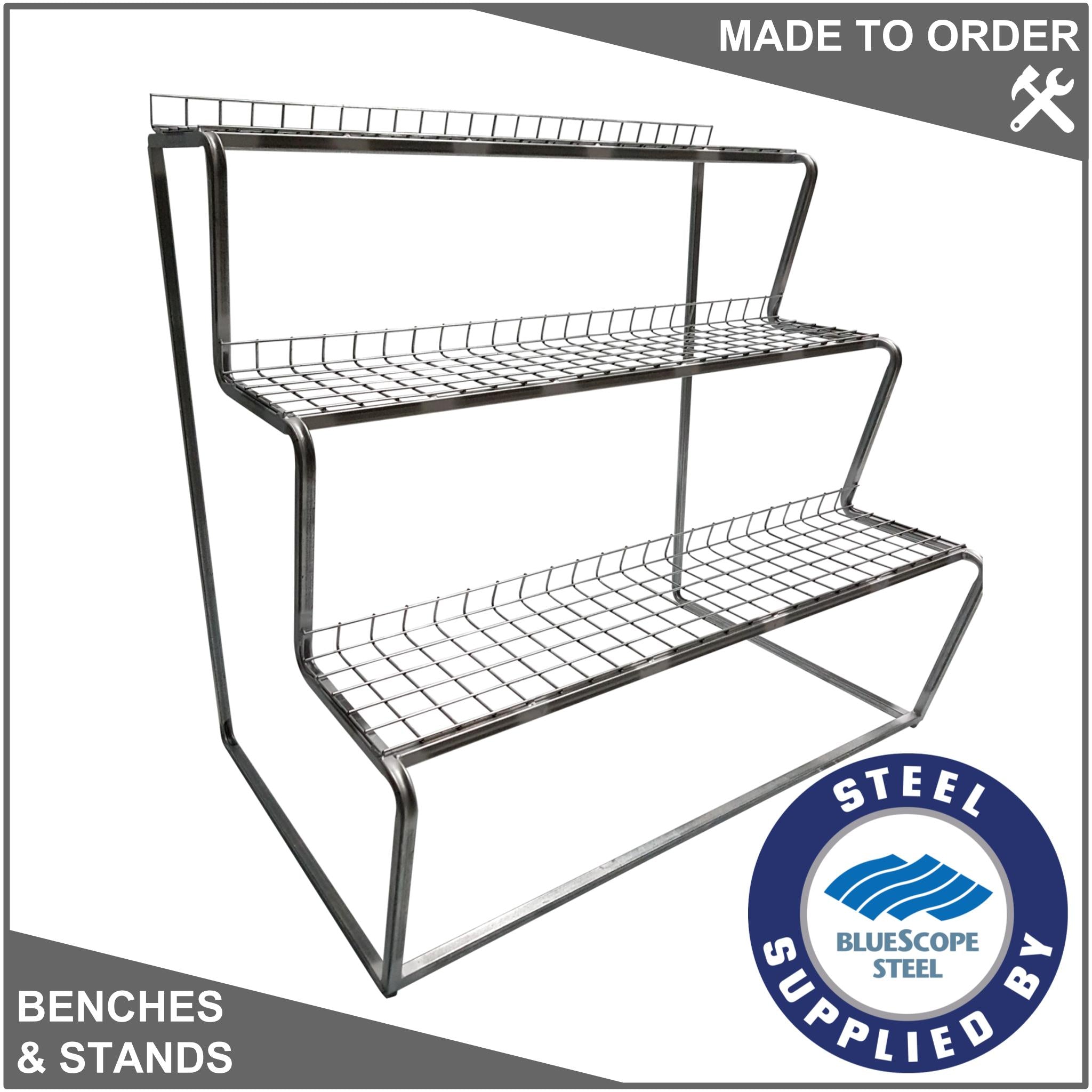 Adloheat 3 Tier Plant Stand Australian Made Bluescope Steel adloheat-3-tier-plant-stand-australian-made-bluescope-steel